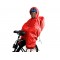 Poncho enfant Hamax pour porte-bébé vélo rouge vif