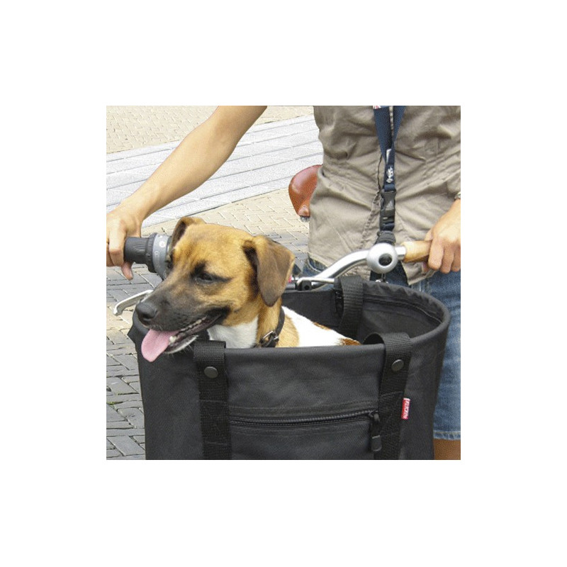 Panier vélo avant pour chien KlickFix Doggy Shopper