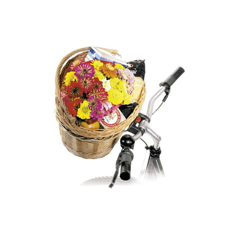 Panier de vélo avant KlickFix en osier