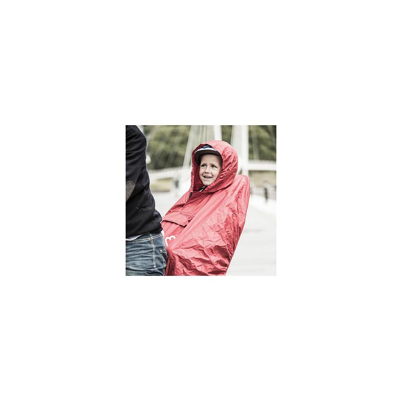 Poncho enfant Hamax pour porte-bébé vélo