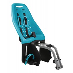 Porte-bébé vélo arrière sur cadre Thule Yepp Maxi turquoise