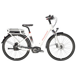 Vélo électrique Peugeot eC01 Automatique NuVinci blanc