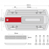 Adaptateur porte-bagages arrière KlickFix GTA schéma