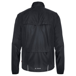 Veste coupe-vent à manches amovibles Vaude Dundee Classic ZO Noir dos