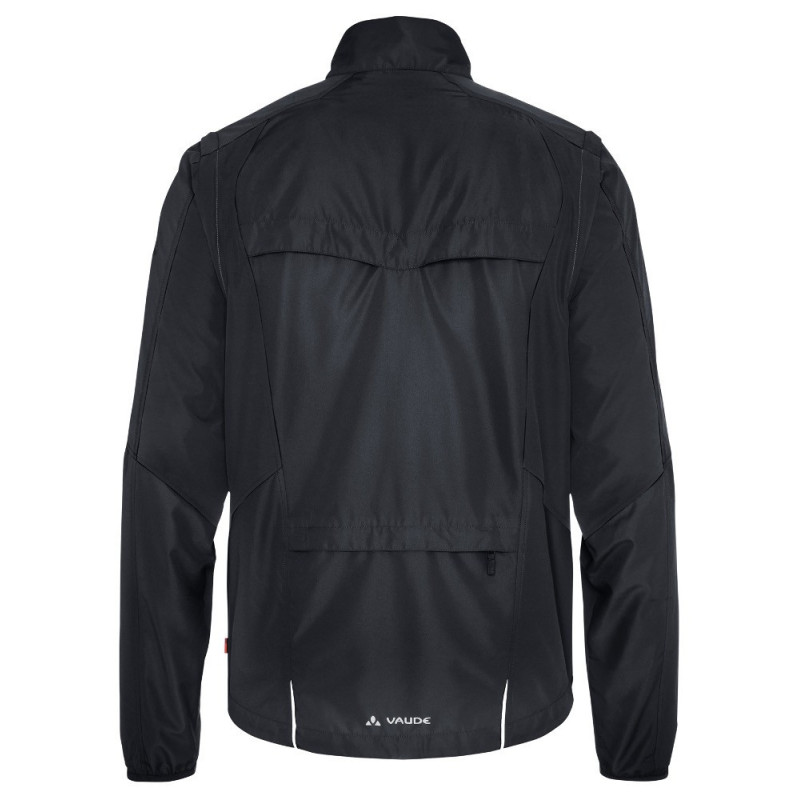 Veste coupe-vent à manches amovibles Vaude Dundee Classic ZO Noir dos