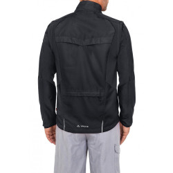 Veste coupe-vent à manches amovibles Vaude Dundee Classic ZO porté