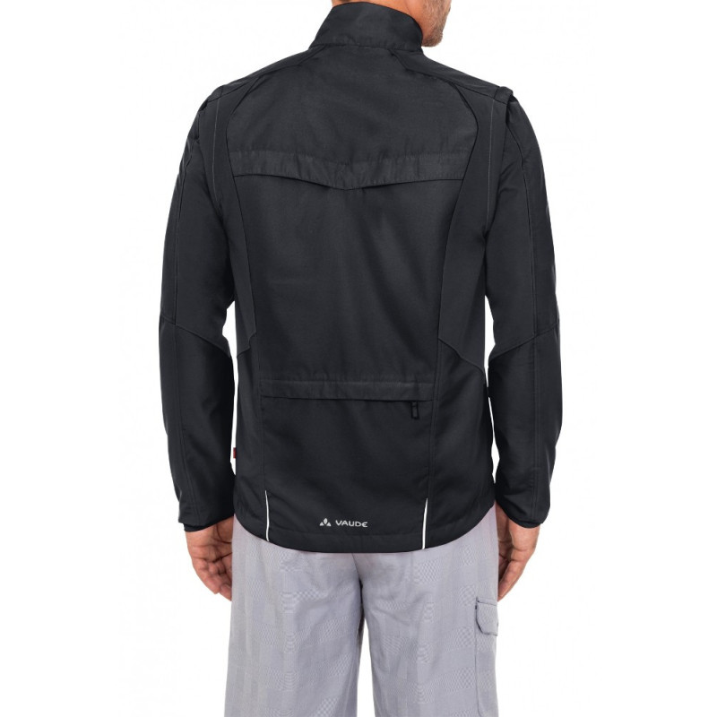 Veste coupe-vent à manches amovibles Vaude Dundee Classic ZO porté