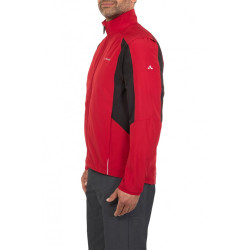 Veste coupe-vent à manches amovibles Vaude Dundee Classic ZO Rouge