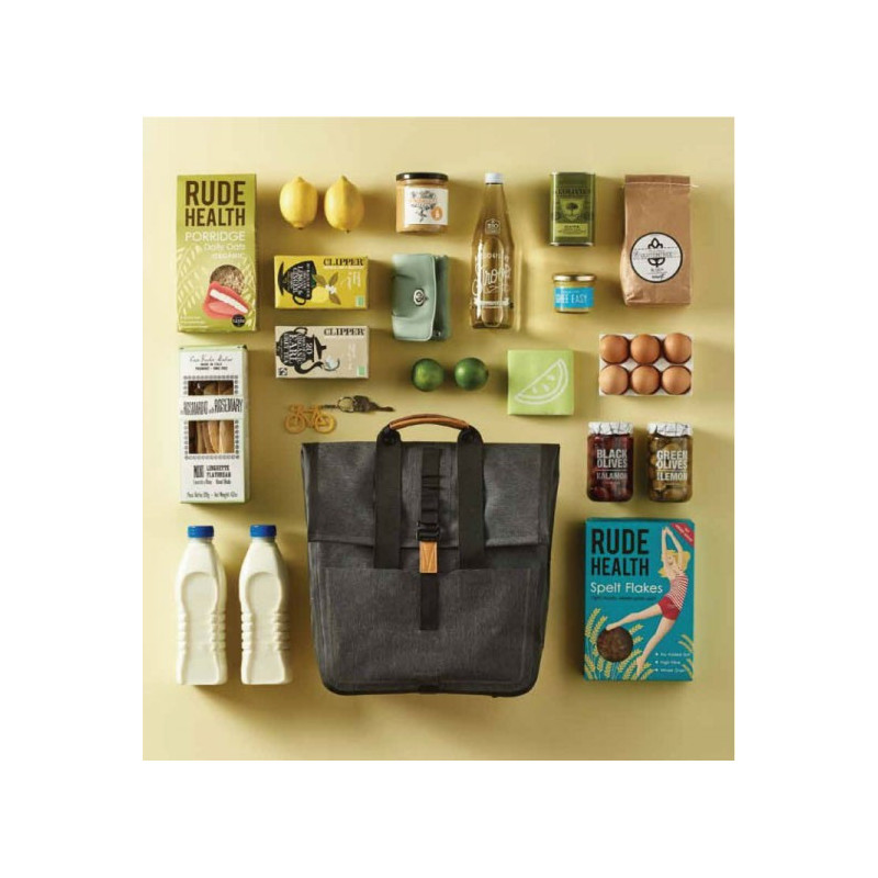 Sacoche arrière vélo ville Basil Urban Dry Shopper