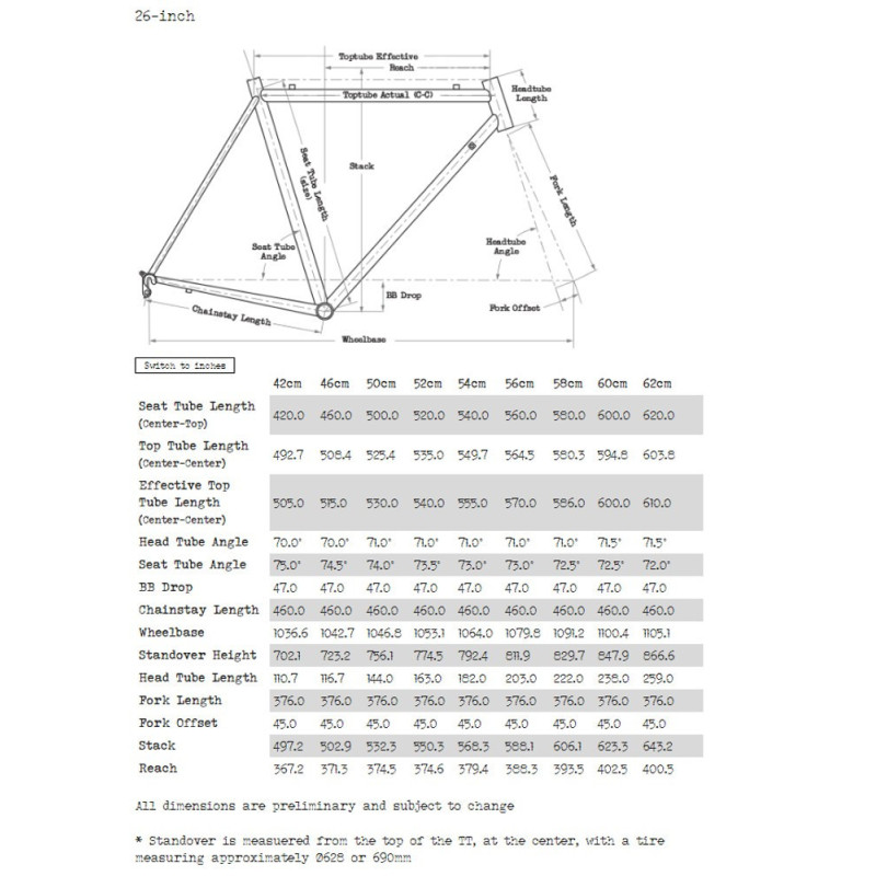 Kit cadre vélo voyage acier Surly Long Haul Trucker