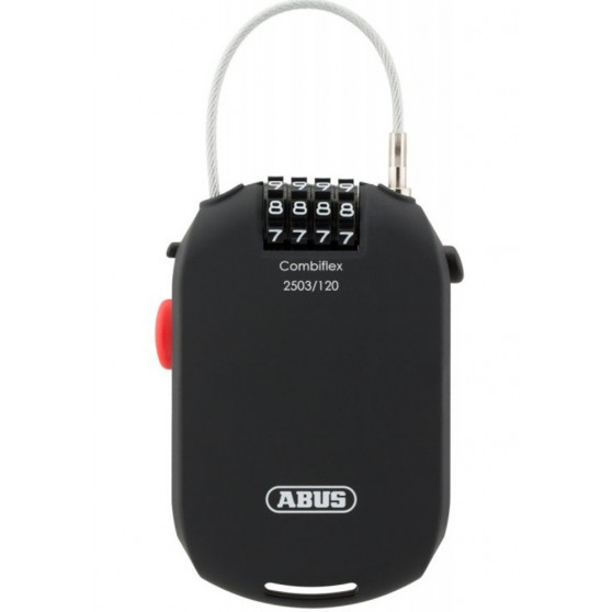 Antivol Casque et Sacoche Abus Combiflex 2503/120 câble