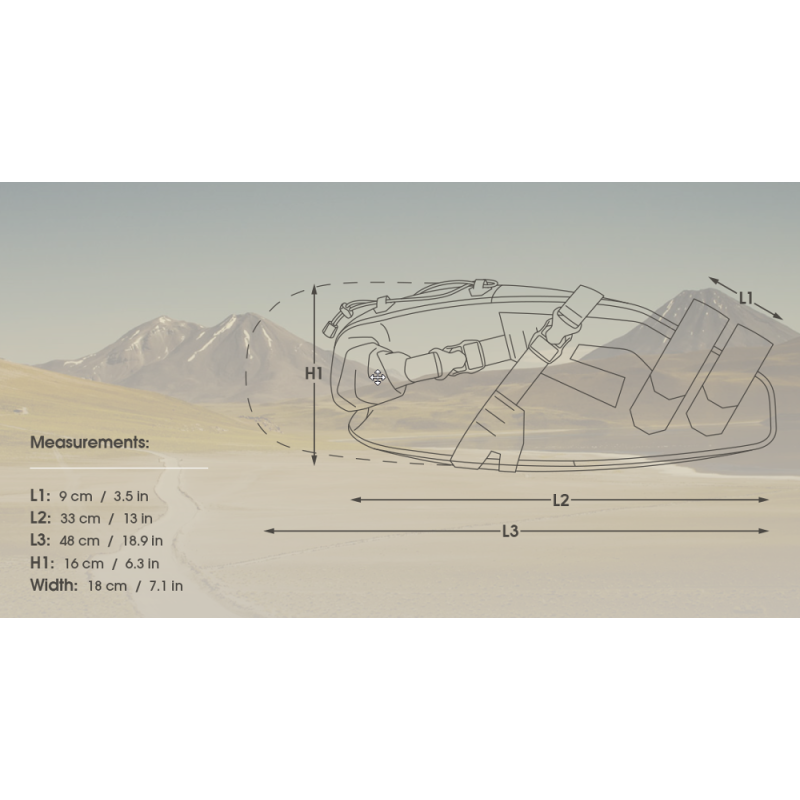 Sacoche de selle bikepacking étanche Apidura Expedition 14L
