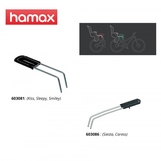 Adaptateur siège Hamax Extra Bar P2 - Abaisse le siège