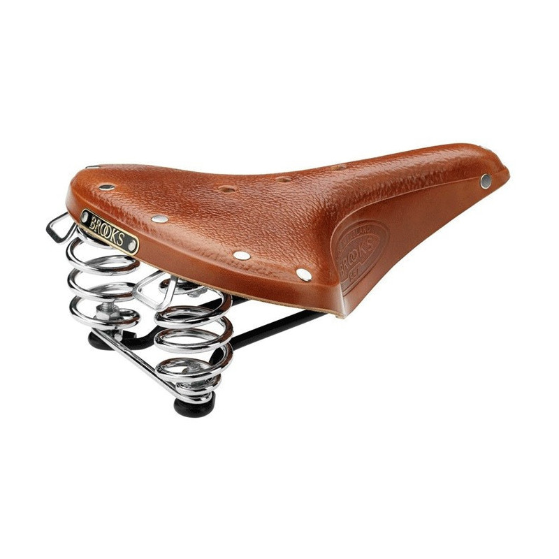 Selle de vélo cuir Brooks B67 miel