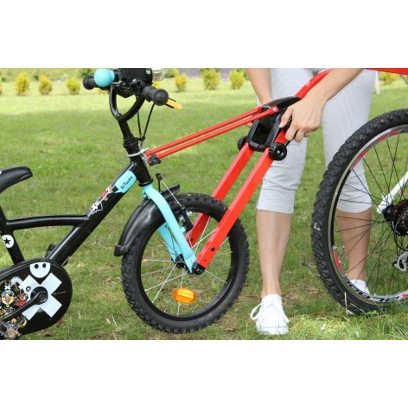 Peruzzo Trail Angel Barre de traction vélo adulte et enfant rouge