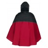 Cape de pluie Vaude Covero II rouge dos