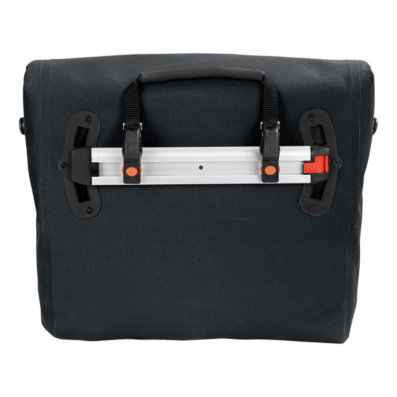 Sacoche arrière vélo ville Vaude Augsburg III 14L rail QMR Plug & Ride