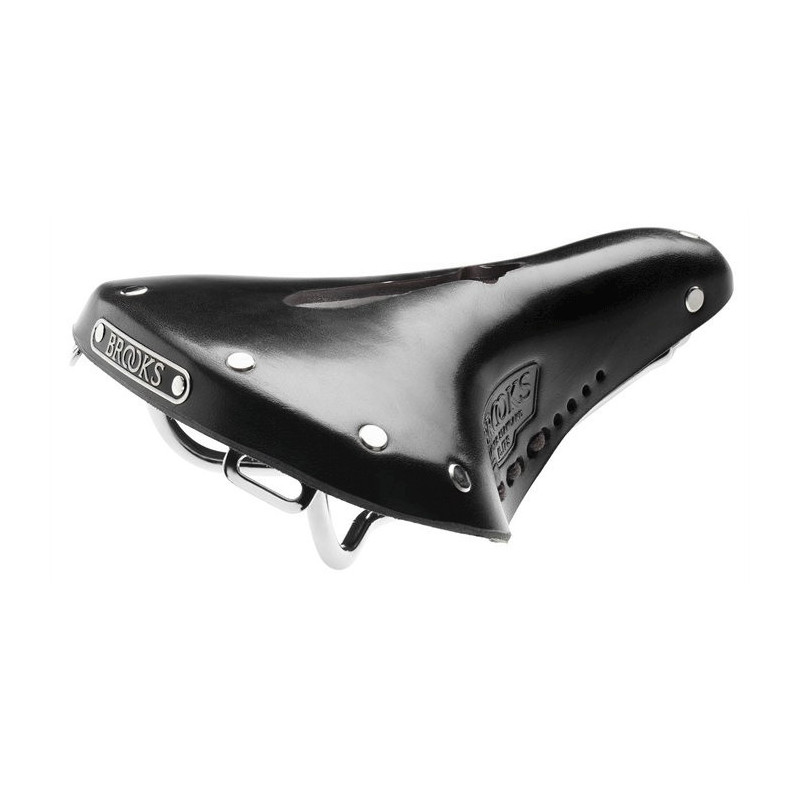 Selle de vélo cuir Brooks B17 Carved Short noir