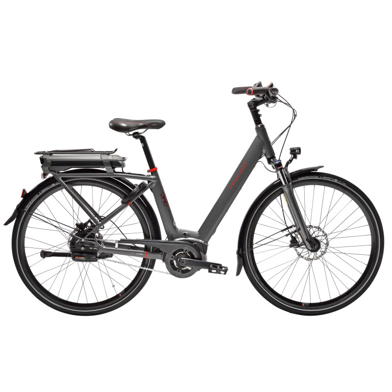 Vélo électrique Peugeot eC01 Automatique NuVinci gris