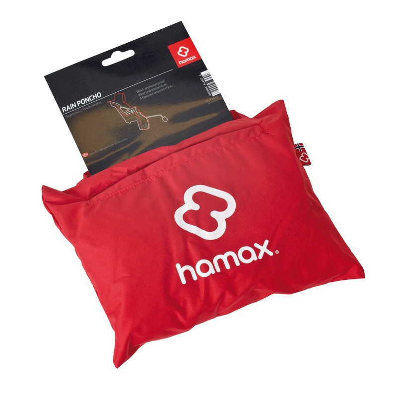 Poncho enfant Hamax pour porte-bébé vélo housse de rangement