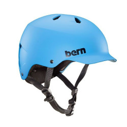 Casque Bern Watts 2018 Matt Cyan Blue