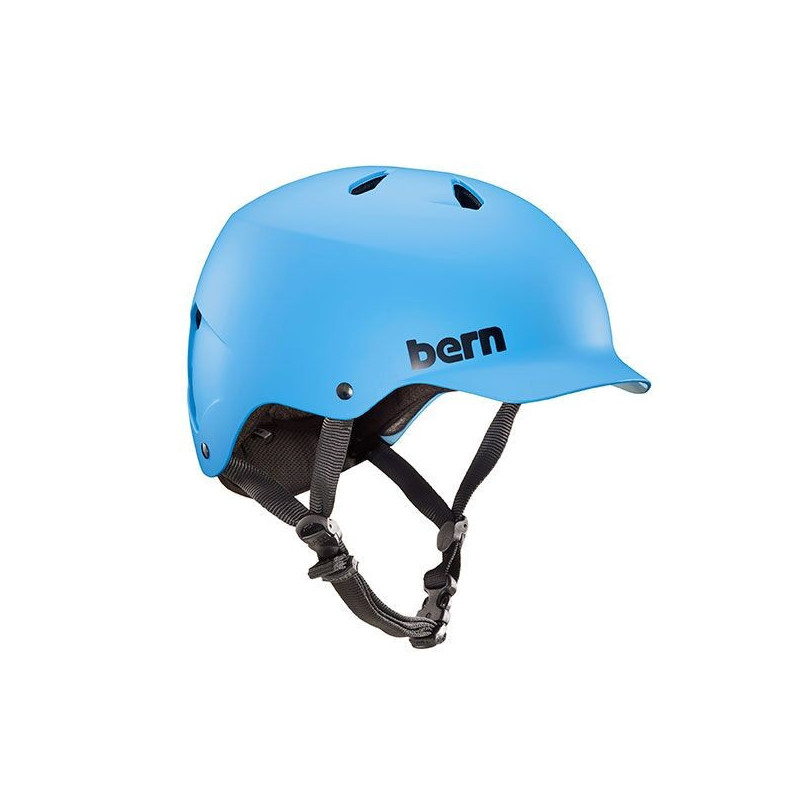 Casque Bern Watts 2018 Matt Cyan Blue
