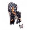 Porte-bébé vélo arrière sur cadre Hamax Kiss Gris/Orange