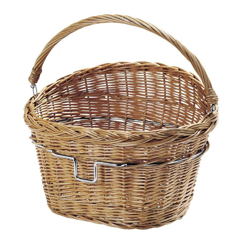 Panier de vélo avant KlickFix en osier fixation KlickFix