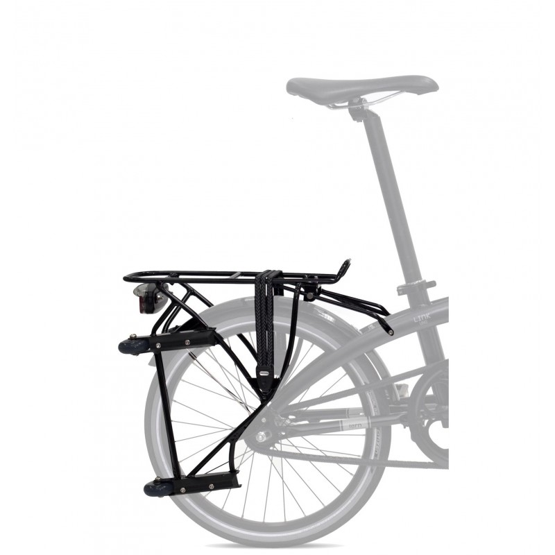 Porte bagages avant vélo avec plateforme pliable sans outil