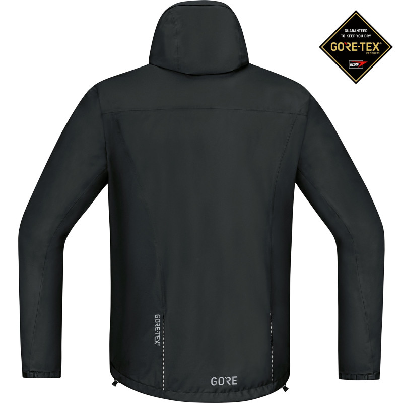 Veste à capuche Gore Wear C3 Gore-Tex Paclite black arrière