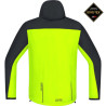 Veste à capuche Gore Wear C3 Gore-Tex Paclite arrière neon yellow/black