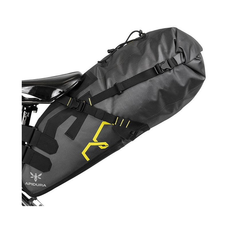 Sacoche de selle bikepacking étanche Apidura Expedition 17L vue latérale