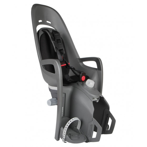 Porte-bébé vélo arrière Hamax Zenith Relax sur porte-bagages Gris