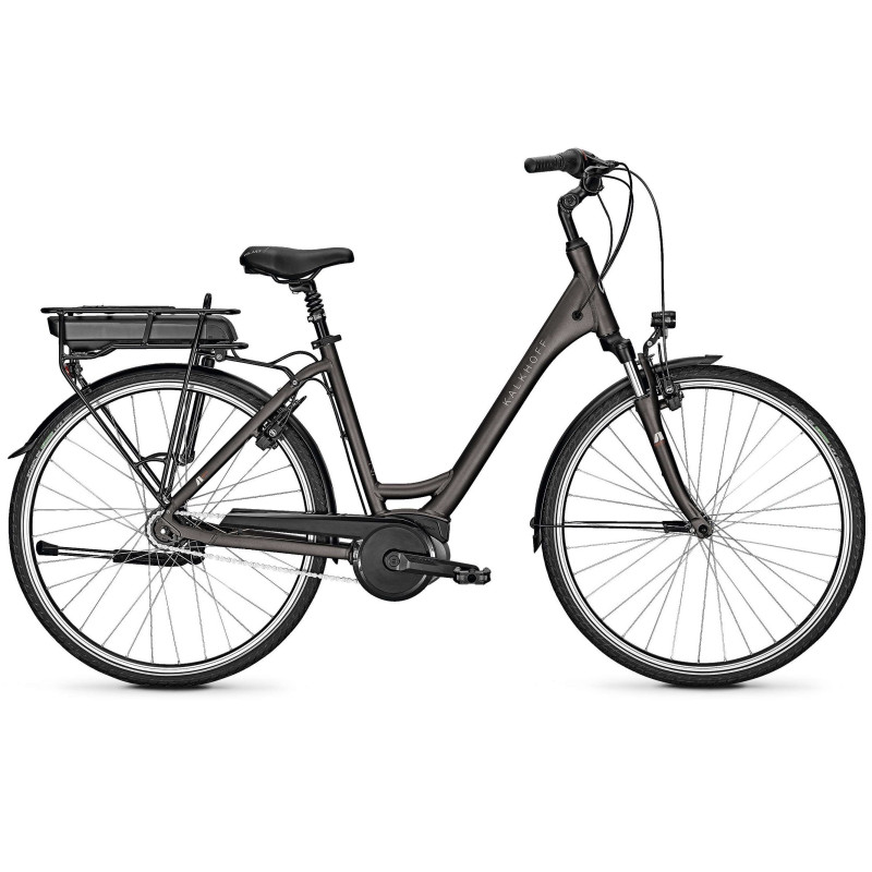 Vélo de ville électrique Kalkhoff Agattu 1.B Advance atlasgrey matt