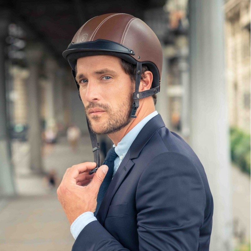 Casque de vélo ville en cuir Egide Atlas disponible sur  !