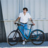 Vélo de ville électrique Kalkhoff Berleen 5.G Edition bleu