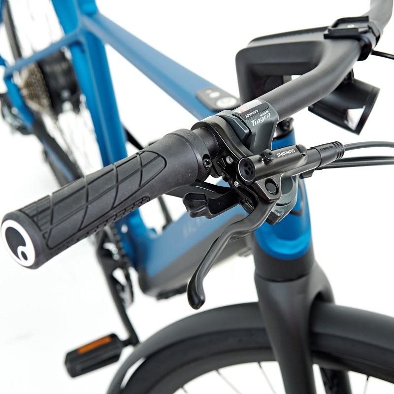 Vélo de ville électrique Kalkhoff Berleen 5.G Edition poignée