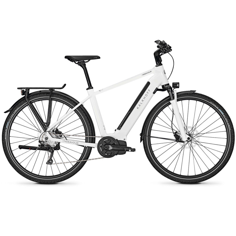Vélo de randonnée électrique Kalkhoff Endeavour 5.I Advance diamant white