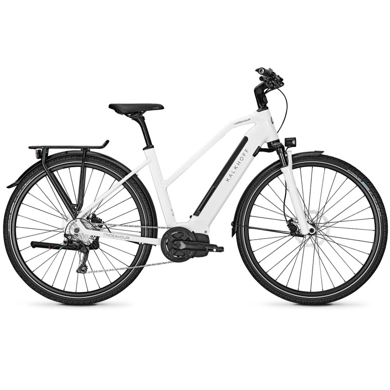 Vélo de randonnée électrique Kalkhoff Endeavour 5.I Advance trapez white