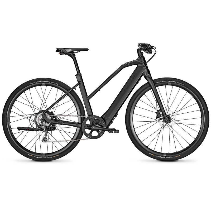 Vélo de ville électrique Kalkhoff Berleen 5.G Pure Advance trapez magicblack