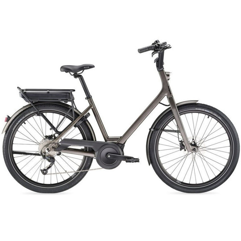 Vélo de ville électrique Moustache Lundi 26.1 gris anthracite