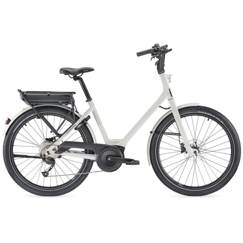 Vélo de ville électrique Moustache Lundi 26.1 gris clair