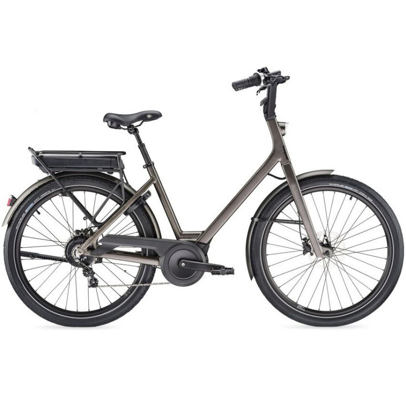 Vélo de ville électrique Moustache Lundi 26.2 gris anthracite