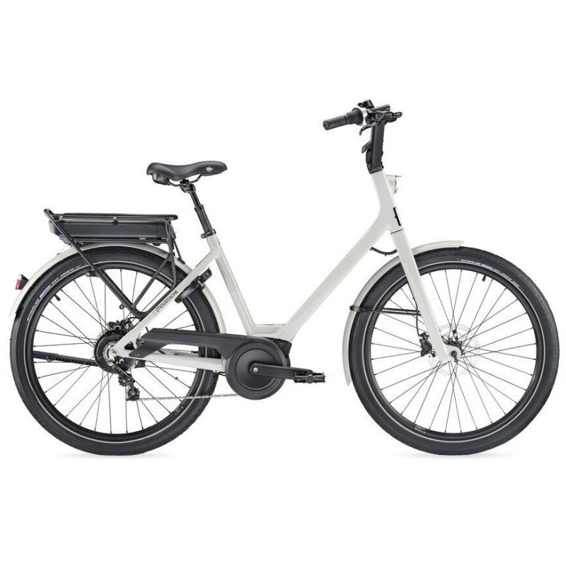 Vélo de ville électrique Moustache Lundi 26.2 gris clair
