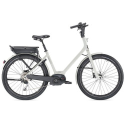 Vélo de ville électrique Moustache Lundi 26.3 gris clair