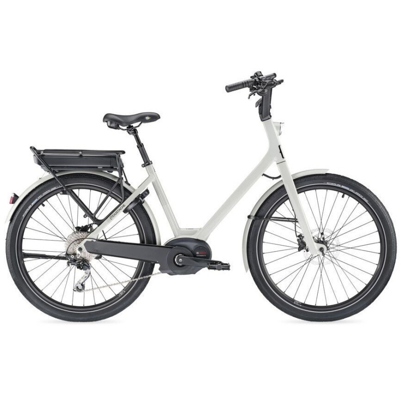 Vélo de ville électrique Moustache Lundi 26.3 gris clair