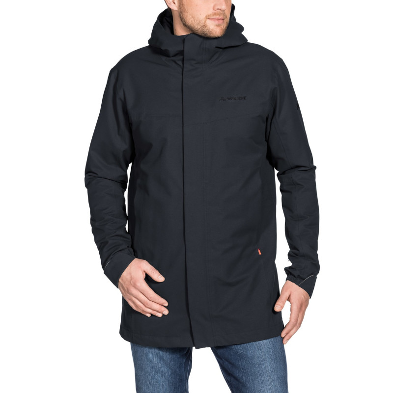 Parka Vaude Cyclist padded Phantom Black porté