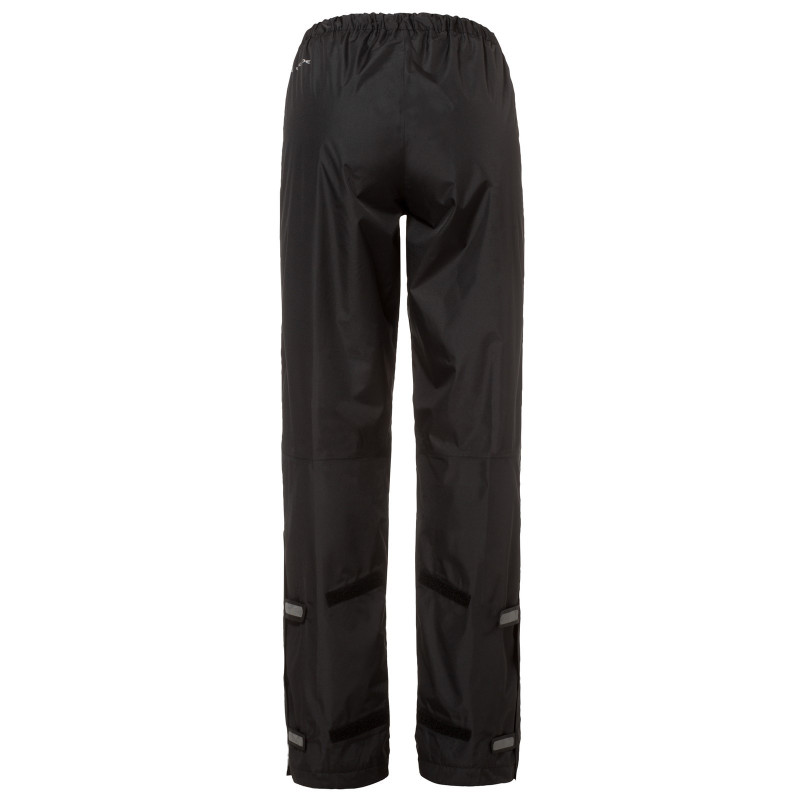 Sur-pantalon pluie femme Vaude Fluid derrière