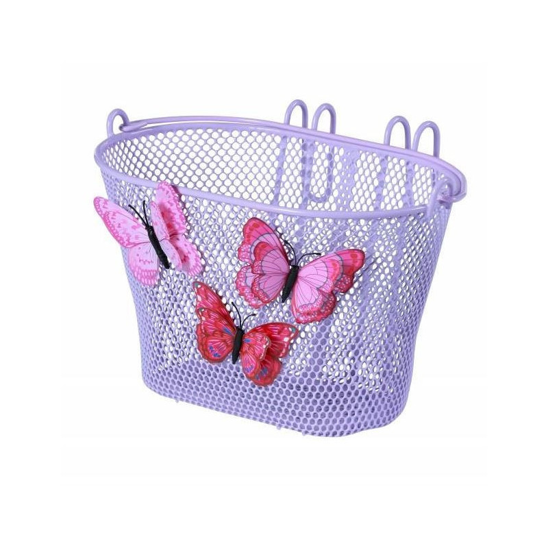 Panier de vélo enfant Basil Jasmin Butterfly 12-20" Lilas