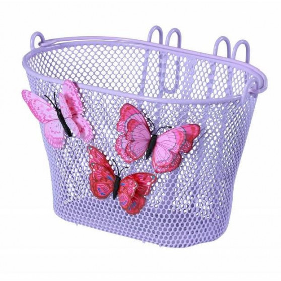 Panier de vélo enfant Basil Jasmin Butterfly 12-20" Lilas